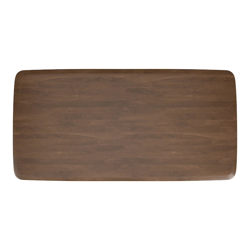 Norvik Wave Base Wood Dining Table