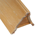 53.9 Console Table with Faux Marble Top & Wood Base