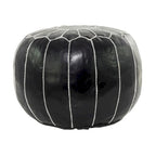 Leather Bohemian Pouf