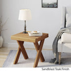 Esmeralda Farmhouse Acacia Wood Side Table