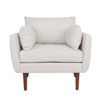 Gould Upholstered Club Chair with Accent Pillows