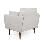 Gould Upholstered Club Chair with Accent Pillows