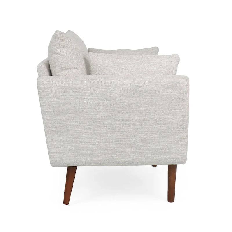 Gould Upholstered Club Chair with Accent Pillows