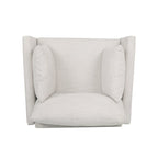 Gould Upholstered Club Chair with Accent Pillows