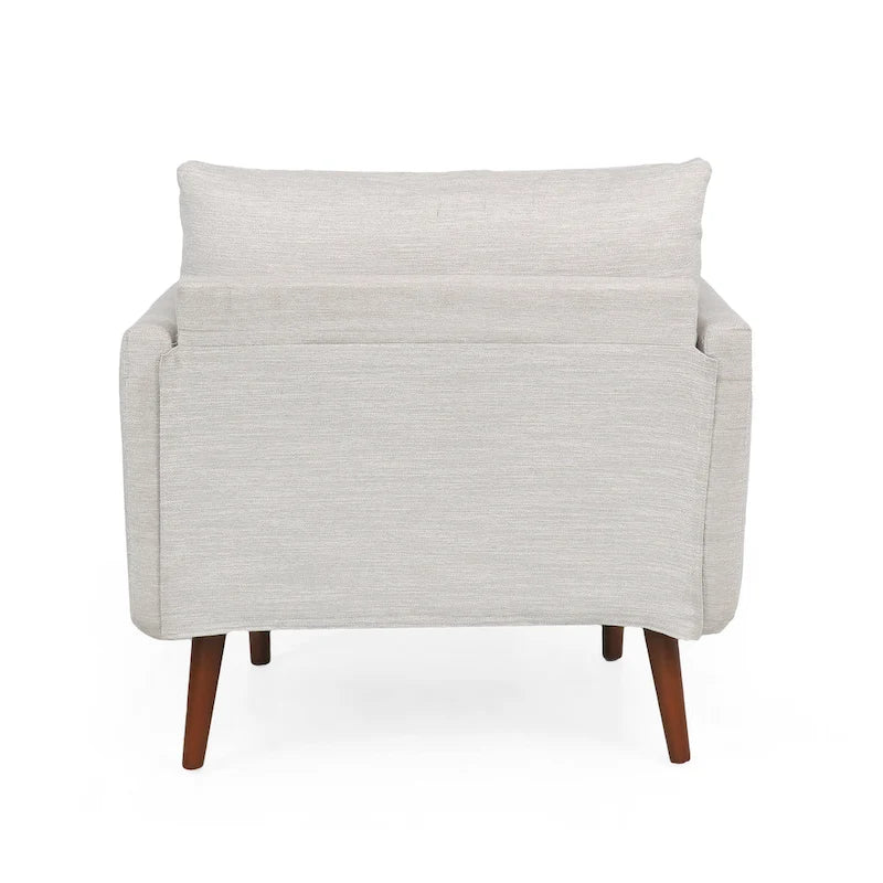 Gould Upholstered Club Chair with Accent Pillows