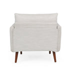 Gould Upholstered Club Chair with Accent Pillows