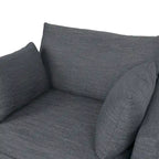 Gould Upholstered Club Chair with Accent Pillows