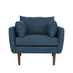 Gould Upholstered Club Chair with Accent Pillows