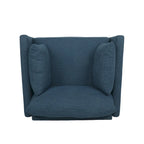 Gould Upholstered Club Chair with Accent Pillows