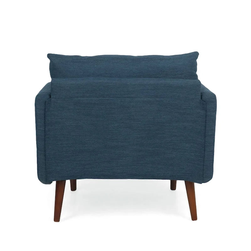 Gould Upholstered Club Chair with Accent Pillows