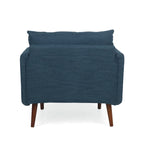 Gould Upholstered Club Chair with Accent Pillows