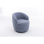 Teddy Fabric Swivel Accent Armchair Barrel Chair