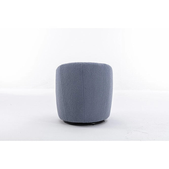 Teddy Fabric Swivel Accent Armchair Barrel Chair