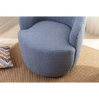 Teddy Fabric Swivel Accent Armchair Barrel Chair