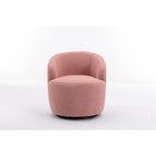 Teddy Fabric Swivel Accent Armchair Barrel Chair