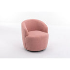Teddy Fabric Swivel Accent Armchair Barrel Chair