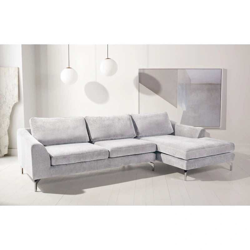 Couture Nicholsen Anthracite Grey Velvet Sofa