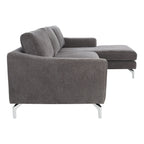 Couture Nicholsen Anthracite Grey Velvet Sofa