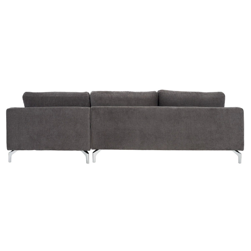 Couture Nicholsen Anthracite Grey Velvet Sofa