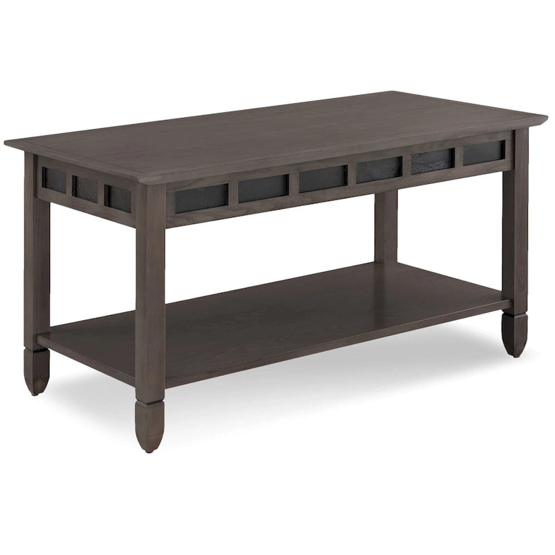 Rustic Slate One Shelf Coffee Table
