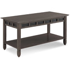 Rustic Slate One Shelf Coffee Table