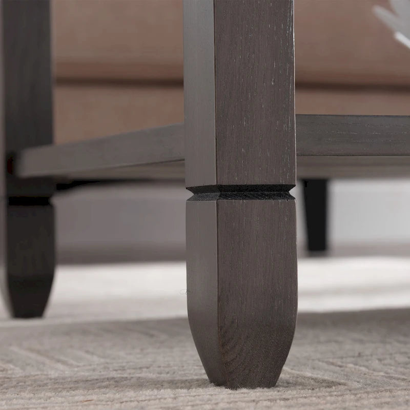 Rustic Slate One Shelf Coffee Table