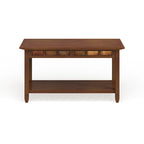 Rustic Slate One Shelf Coffee Table