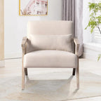 Accent Armchair Solid Hardwood Upholstered