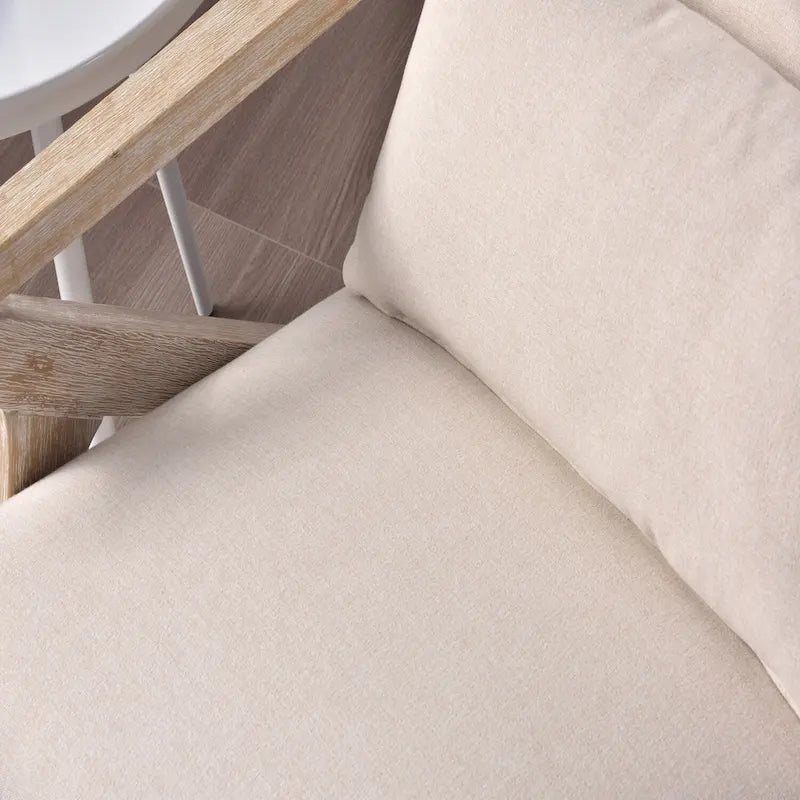 Accent Armchair Solid Hardwood Upholstered