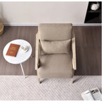 Accent Armchair Solid Hardwood Upholstered