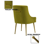 Tufted Velvet Upholstered Accent Dining Chairs Side Chairs (Set of 2)