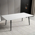 70.8 Rectangle Dining Table with Stone Top