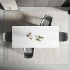 70.8 Rectangle Dining Table with Stone Top