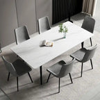 70.8 Rectangle Dining Table with Stone Top