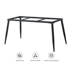 70.8 Rectangle Dining Table with Stone Top