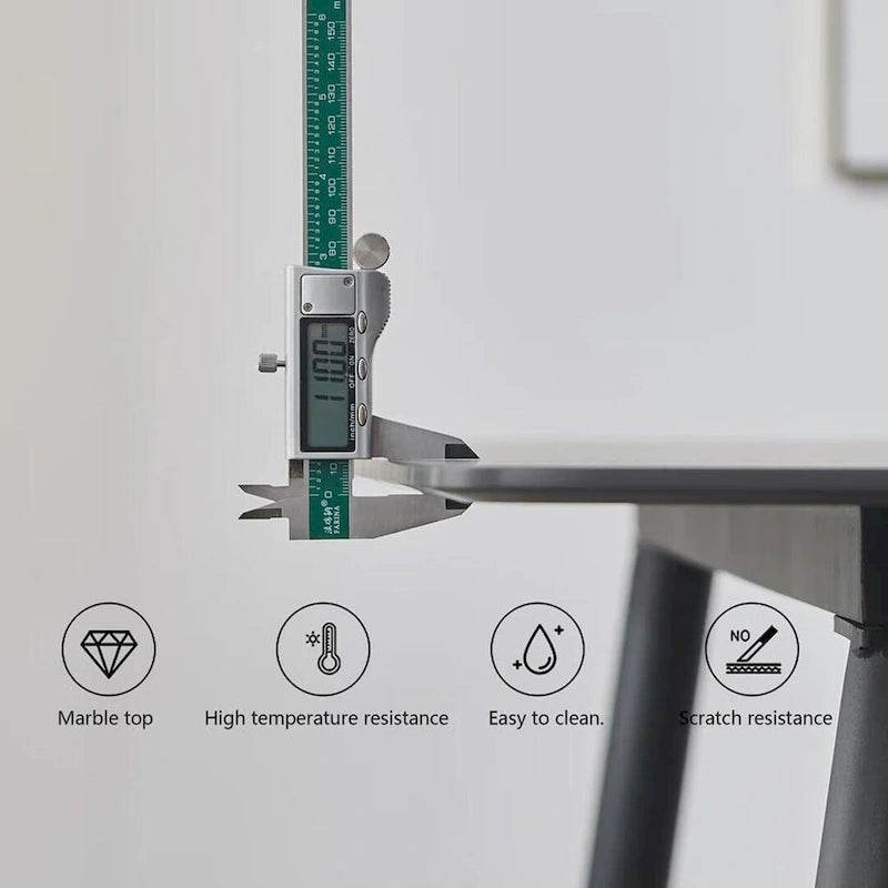 70.8 Rectangle Dining Table with Stone Top