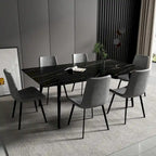 70.8 Rectangle Dining Table with Stone Top