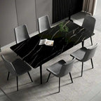 70.8 Rectangle Dining Table with Stone Top