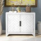 40 Modern Console Table Sofa Table for Living Room with 2 Shelves