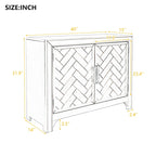 40 Modern Console Table Sofa Table for Living Room with 2 Shelves