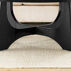 36 Round Wooden Coffee Table for Living Room