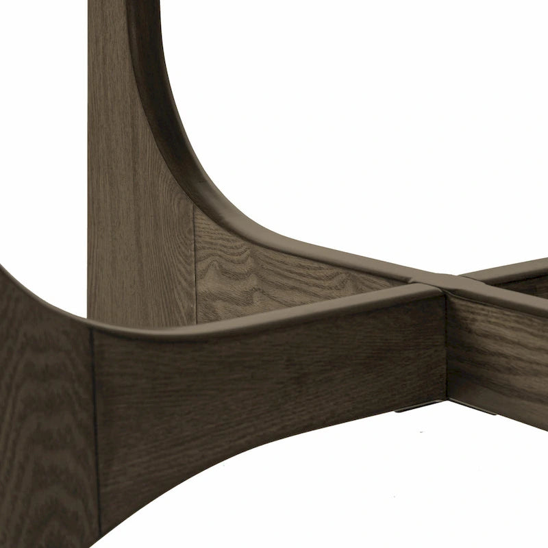 36 Round Wooden Coffee Table for Living Room