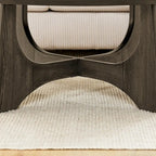 36 Round Wooden Coffee Table for Living Room