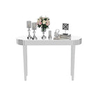 Mirrored Console Table, Silver Entryway Table - 47.2x12.6x31.5 inch