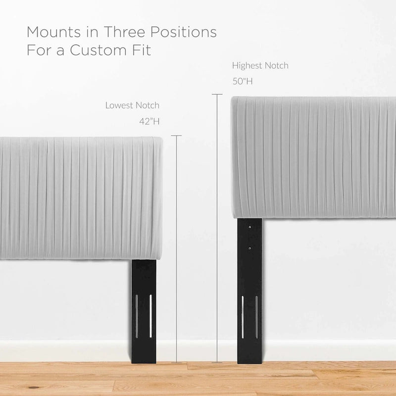 Eloise Channel Tufted Performance Velvet Full/Queen Headboard