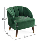 Mokena Modern Upholstery Club Chair