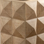 23.62Height Three-dimensional Embossed Pattern Design Retro Coffee Table Retro Furniture