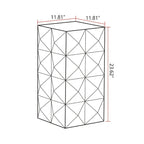 23.62Height Three-dimensional Embossed Pattern Design Retro Coffee Table Retro Furniture