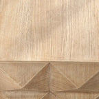 23.62Height Three-dimensional Embossed Pattern Design Retro Coffee Table Retro Furniture