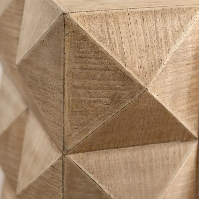 23.62Height Three-dimensional Embossed Pattern Design Retro Coffee Table Retro Furniture